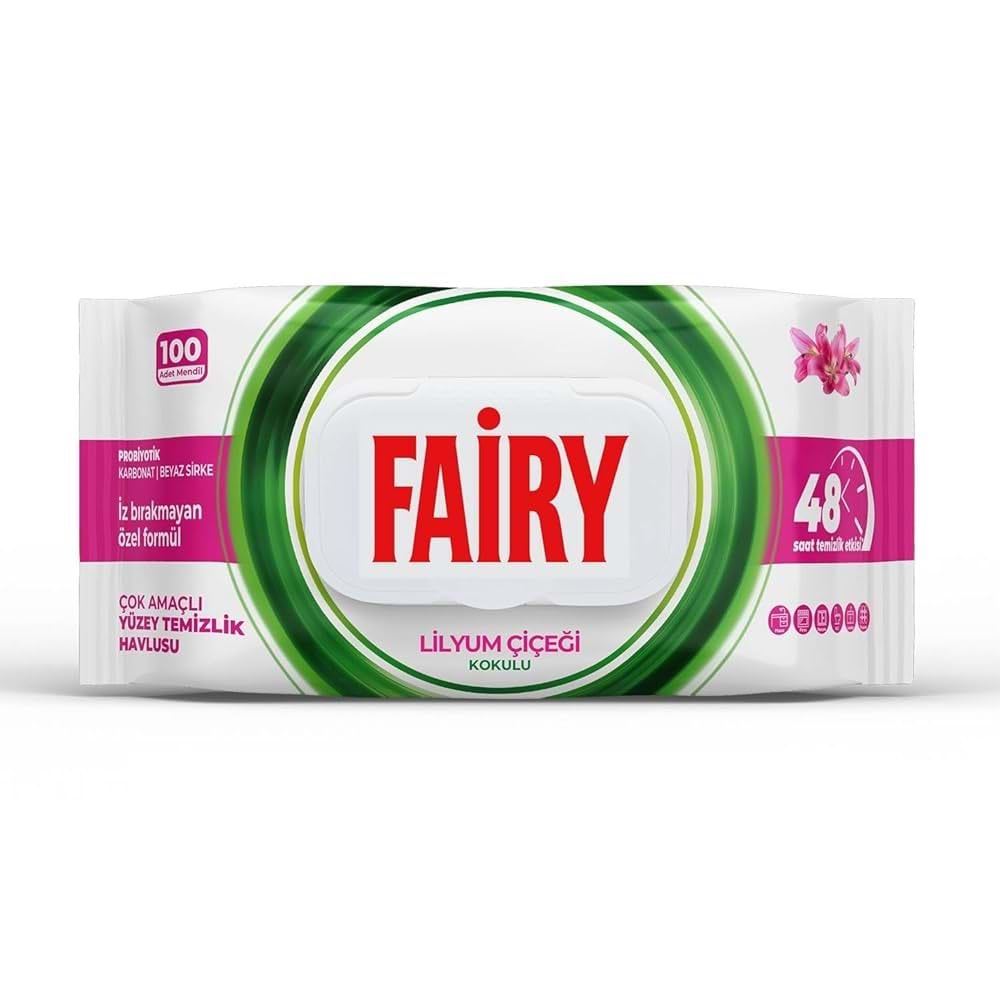 FAİRY YÜZEY TEMİZLİK HAVLUSU LİLYUM 100 LÜ