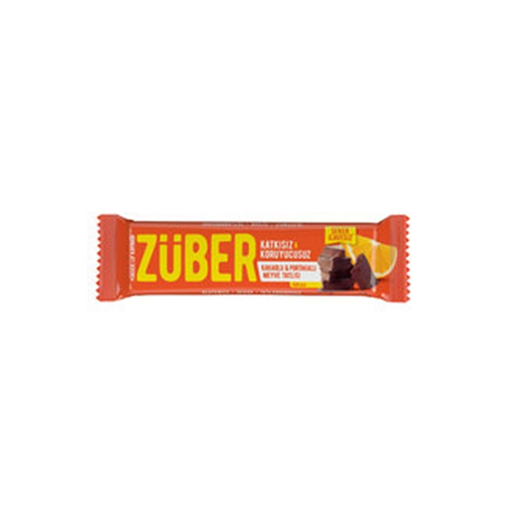 ZÜBER KAKAOLU PORTAKALLI 40 GR