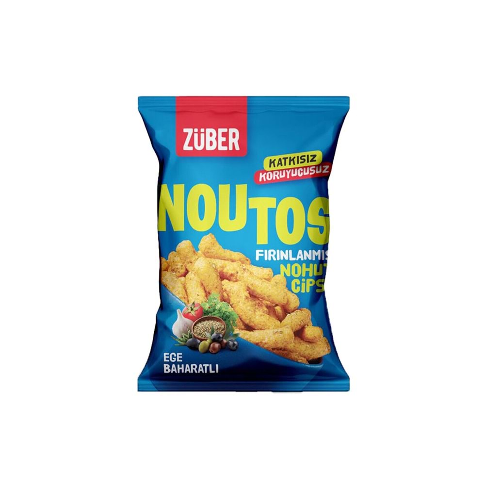 ZÜBER NOUTOS EGE BAHARATLI NOHUT CİPSİ 55 GR