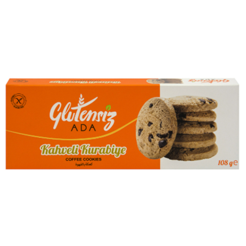 GLUTENSİZ ADA KAHVELİ KURABİYE 108 GR