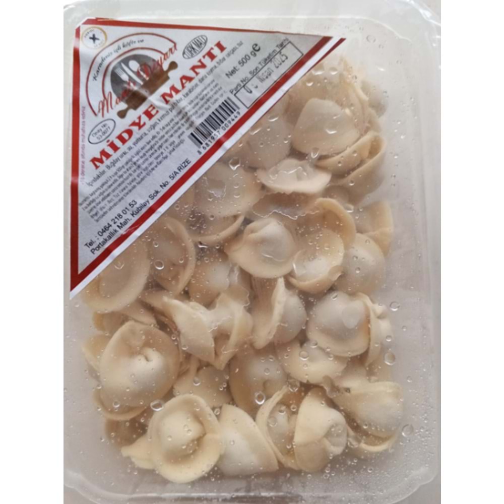 MANTI DİYARI MİDYE MANTI 500 GR