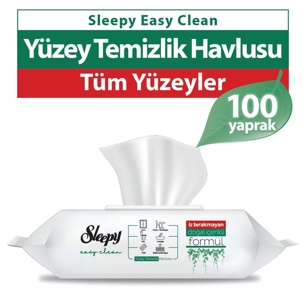 SLEEPY YÜZEY TEMİZLİK HAVLUSU 100 LÜ