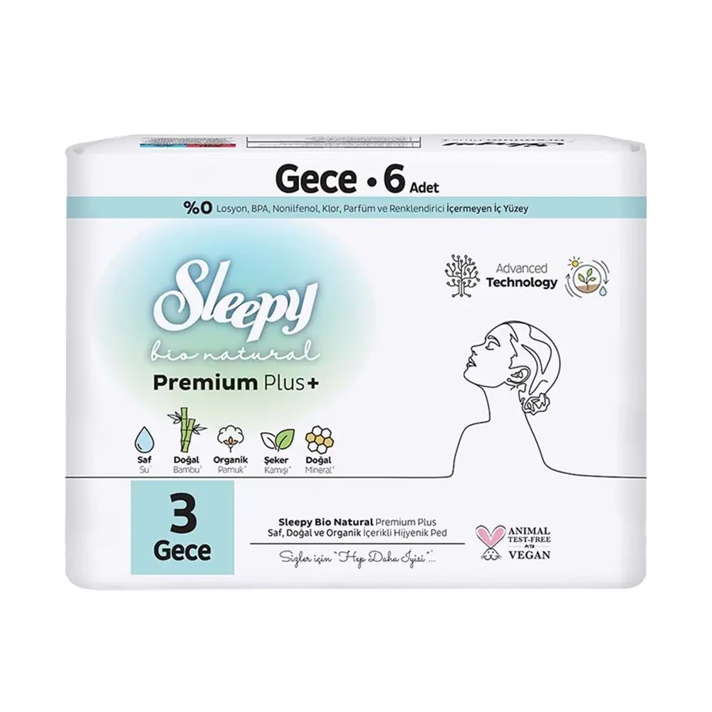 SLEEPY BİO NATUREL STANDART GECE 6*24
