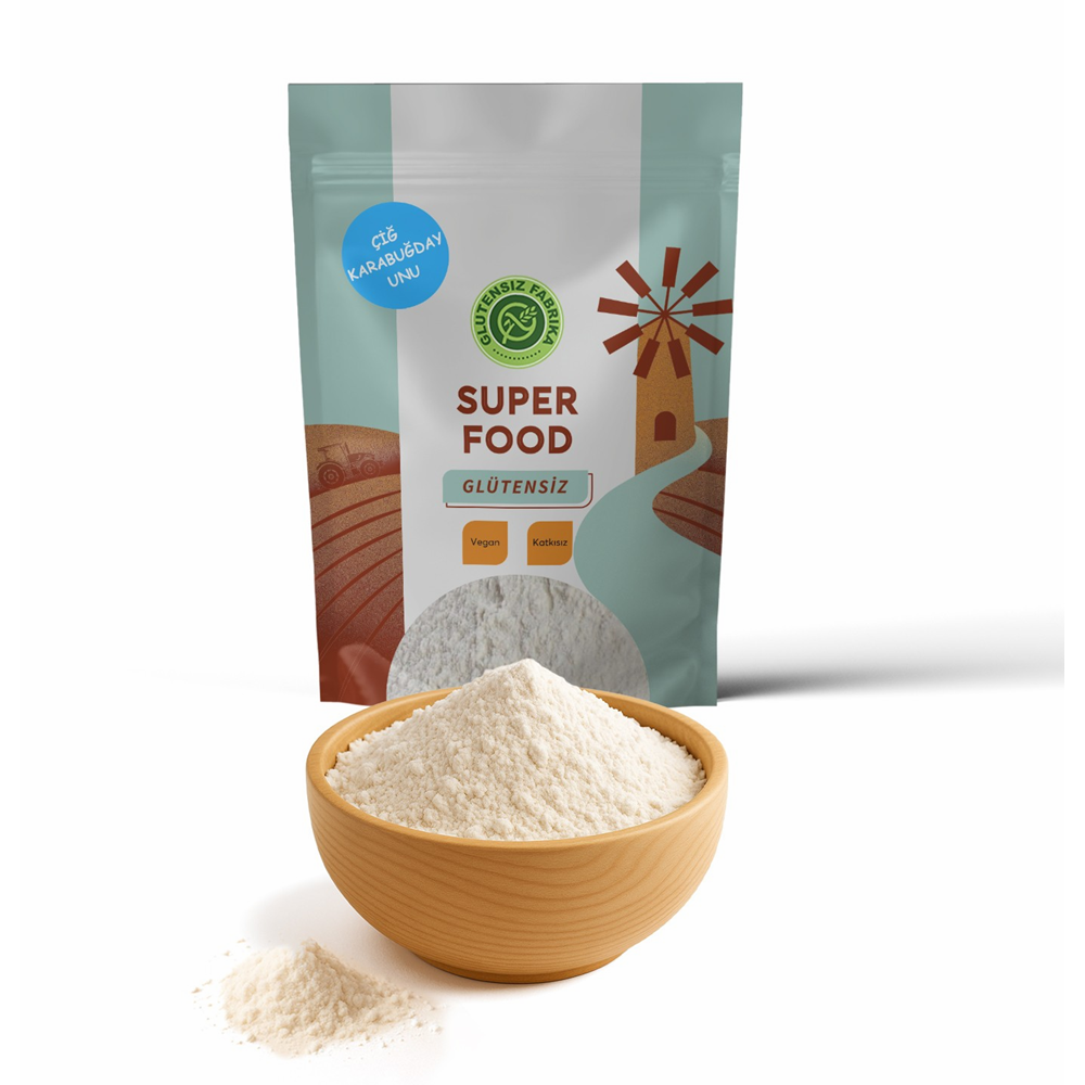 GF ÇİĞ KARABUĞDAY UNU GLUTENSİZ 1KG