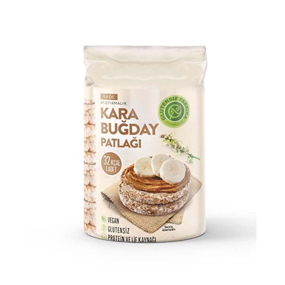 GULİTENSİZ FABRİKA KARABUĞDAY PATLAĞI 100 GR