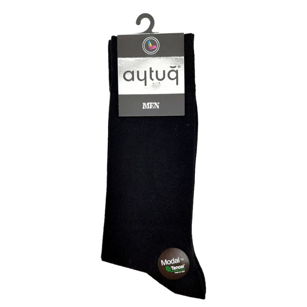 aytuğ erkek düz renk soket çorap modal 13001