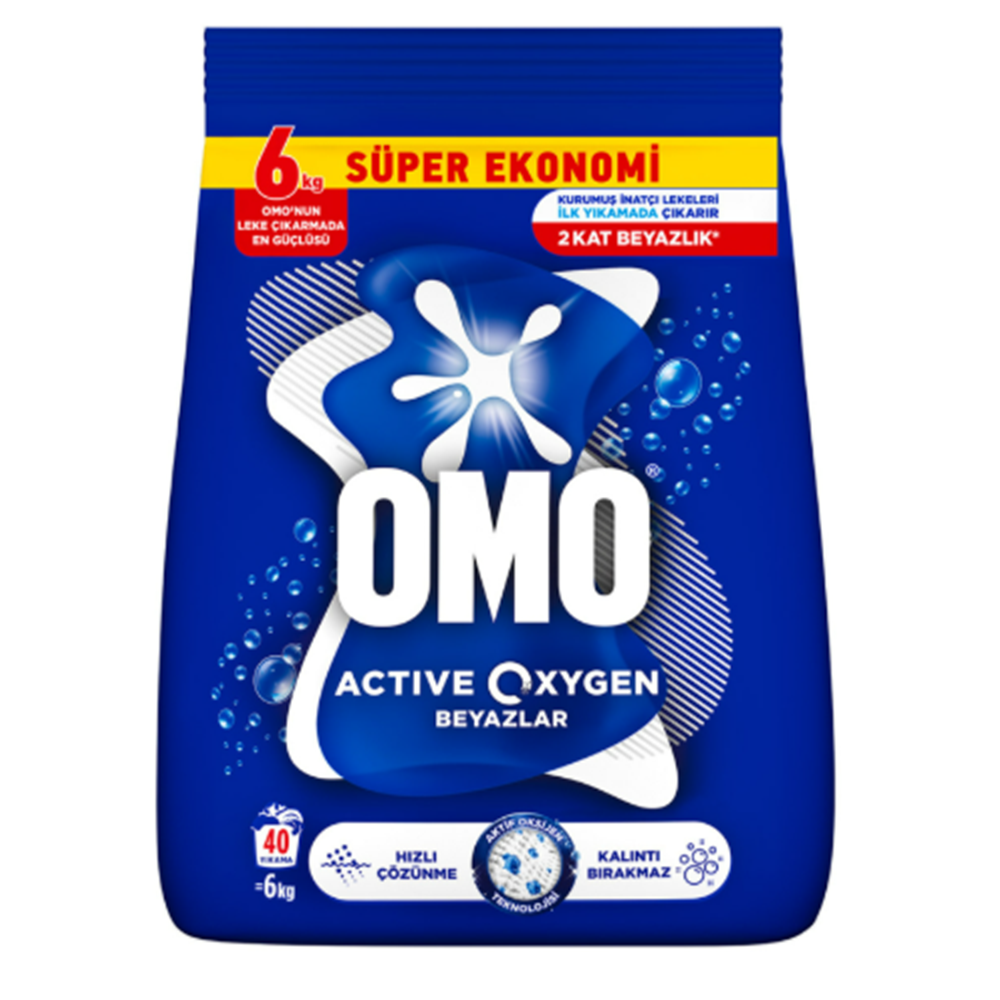 OMO MATİK ACTİVE OKSİJEN TOZ 6 KG