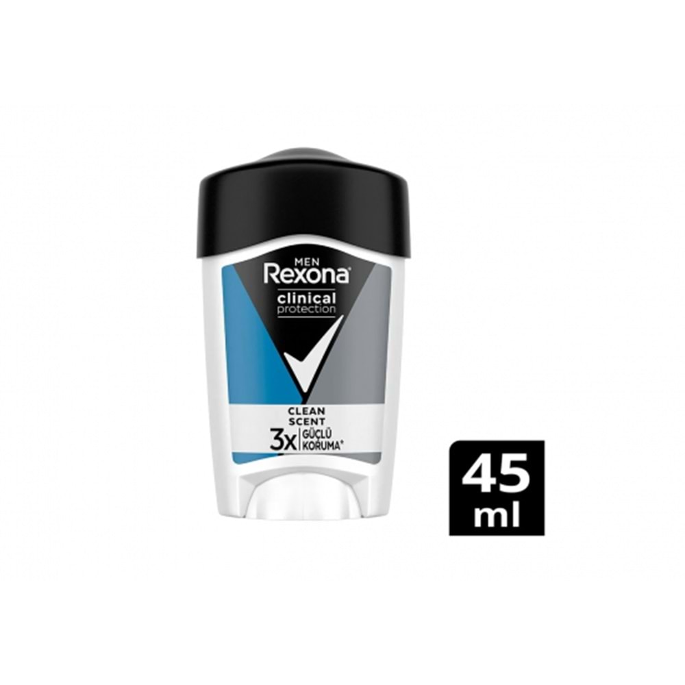 REXONA CLINICAL STICK ERKEK CLEAN SCENT 45 ML