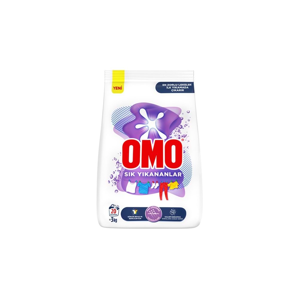 OMO MATİK 3KG SIK YIKANANLAR