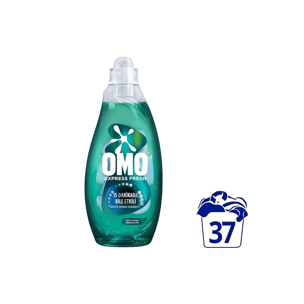 OMO SIVI DETERJAN EXPRES 1480ML BEYAZ VE RENKLİLER 37 YIKAMA