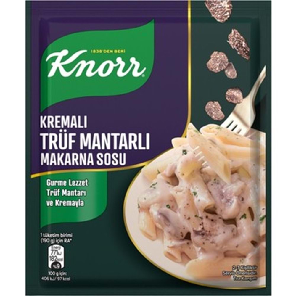 KNORR MAKARNA SOSU KREMALI TRÜF MANTARLI 52 GR