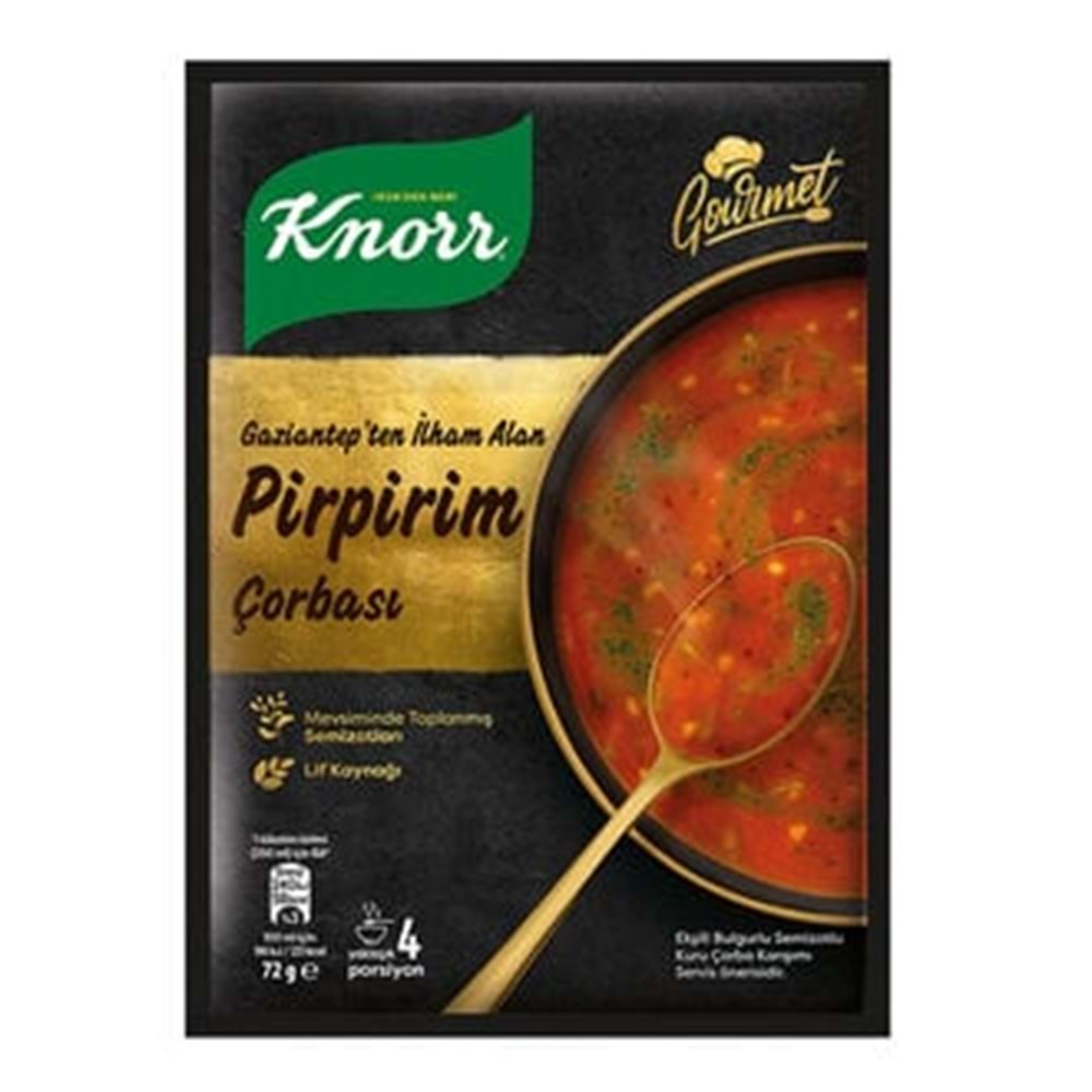 KNORR GOURMET ÇORBA PİRPİRİM 72 GR