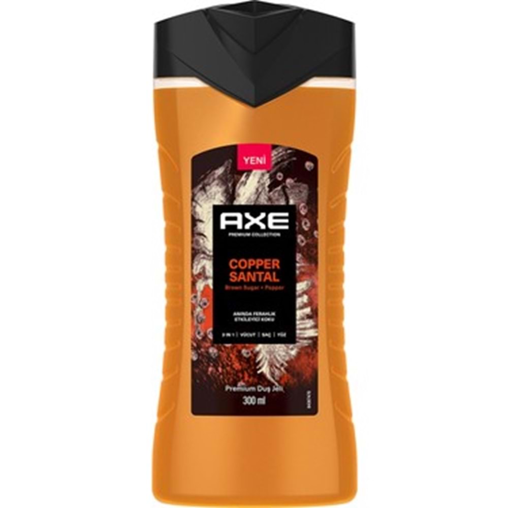 AXE DUŞ JELİ COPPER SANTAL 300 ML.