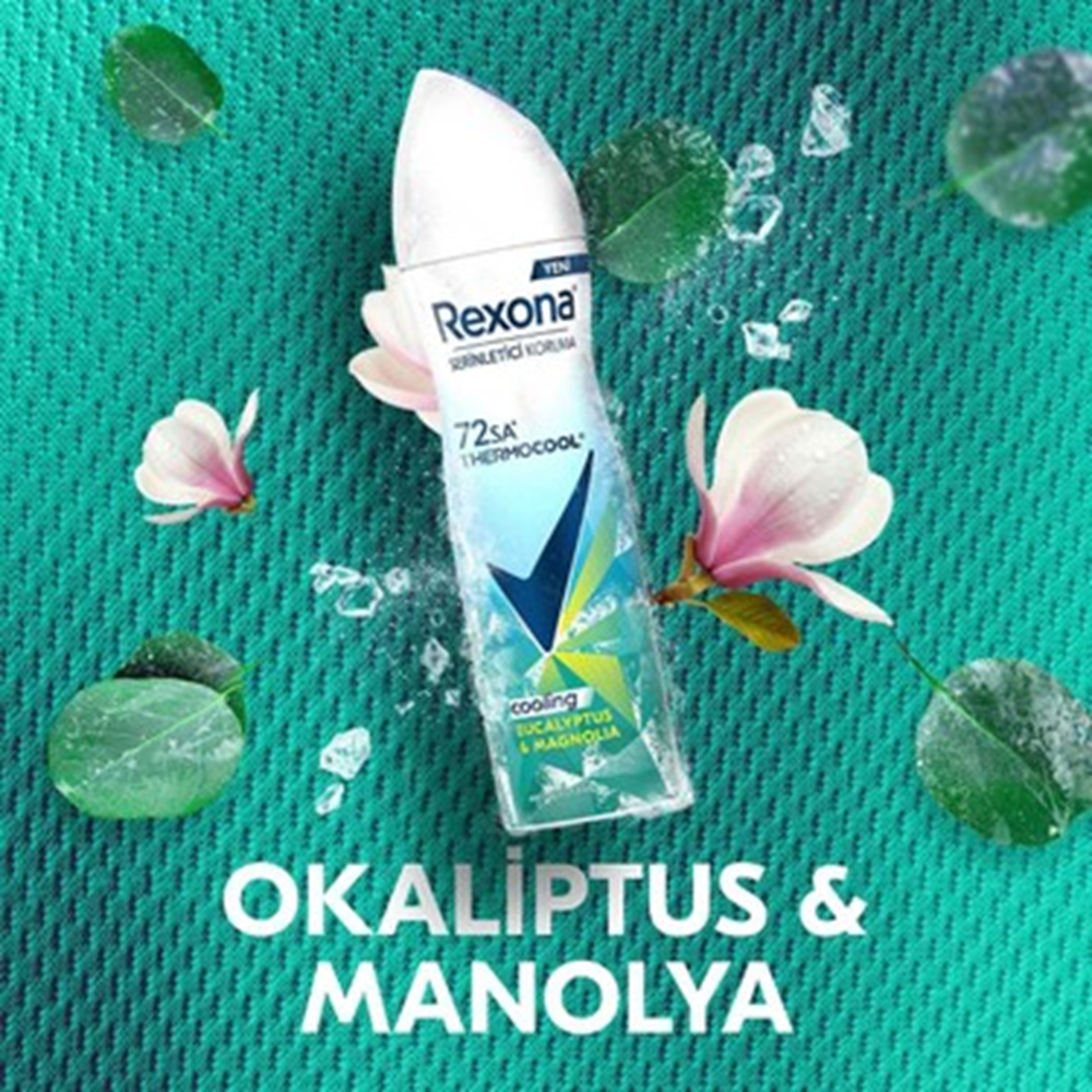 Rexona Deo Thermocool Kadın Sprey Deodorant Eucalyptus & Magnolia 150 ml