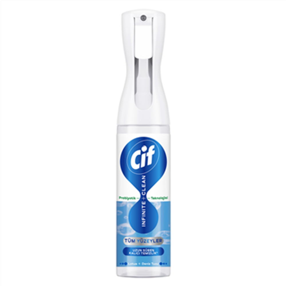 Cif Infinite Clean Toz Tutmaz Sprey Lotus & Deniz Tuzu 280m