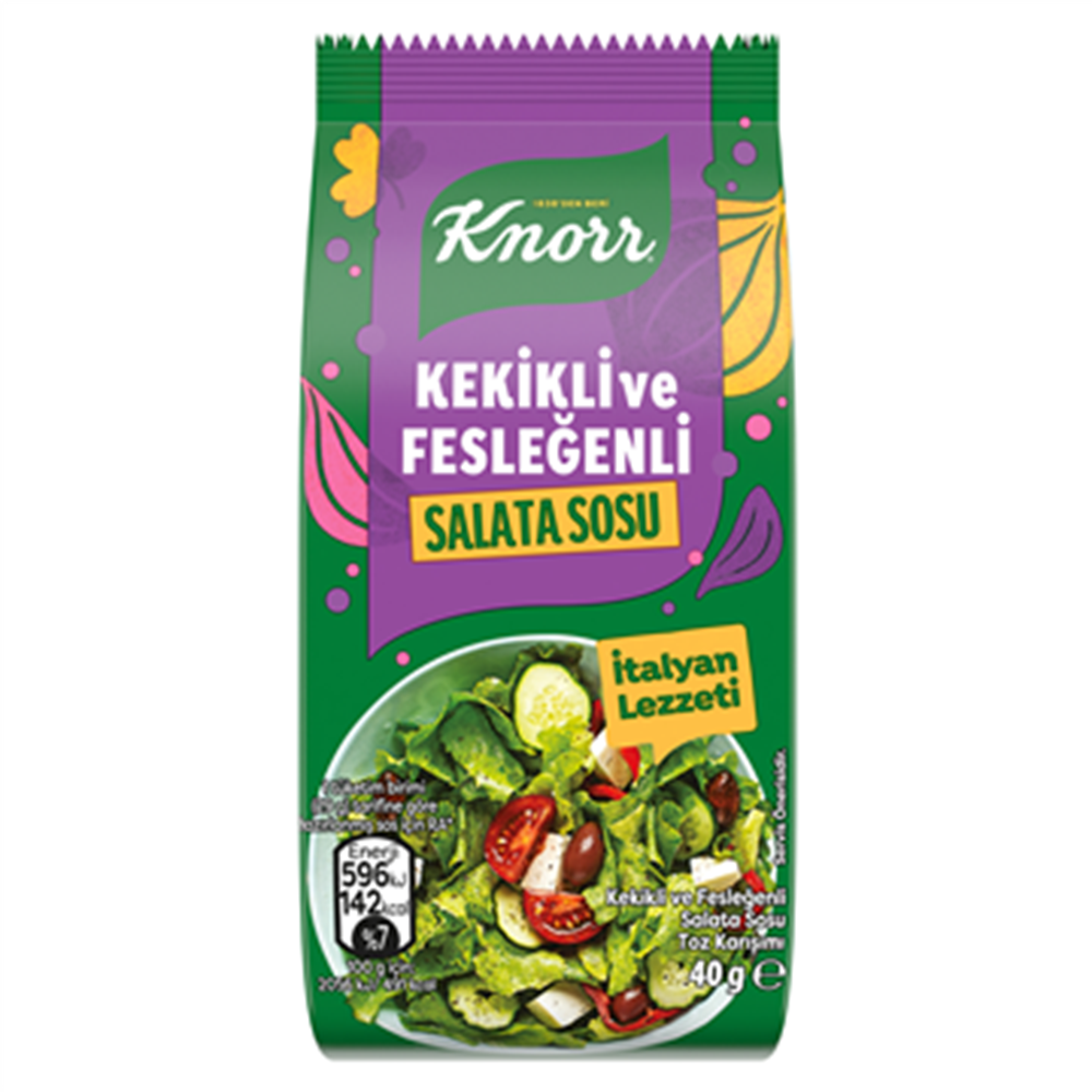 Knorr Kekikli ve Fesleğenli Salata Sosu 40 gr