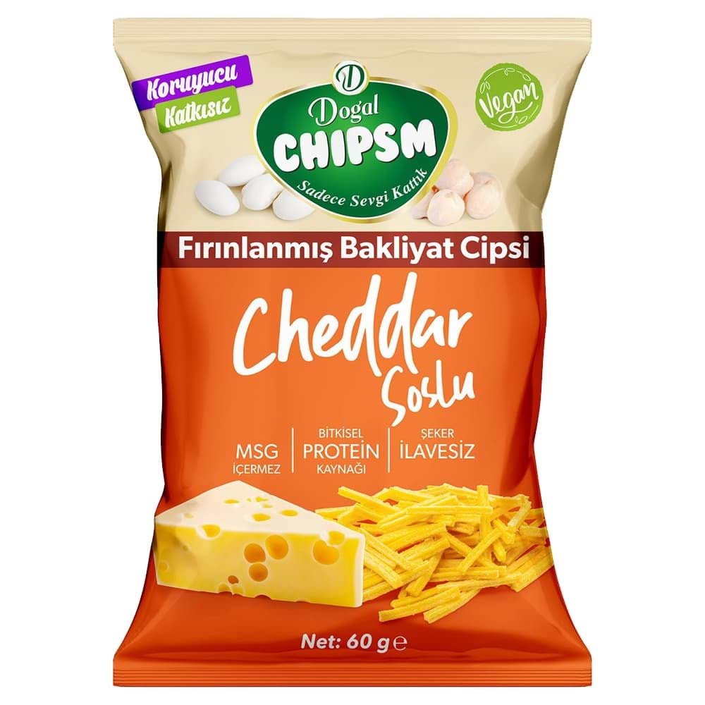 DOĞAL CİPS CHEDDAR SOSLU 60 GR