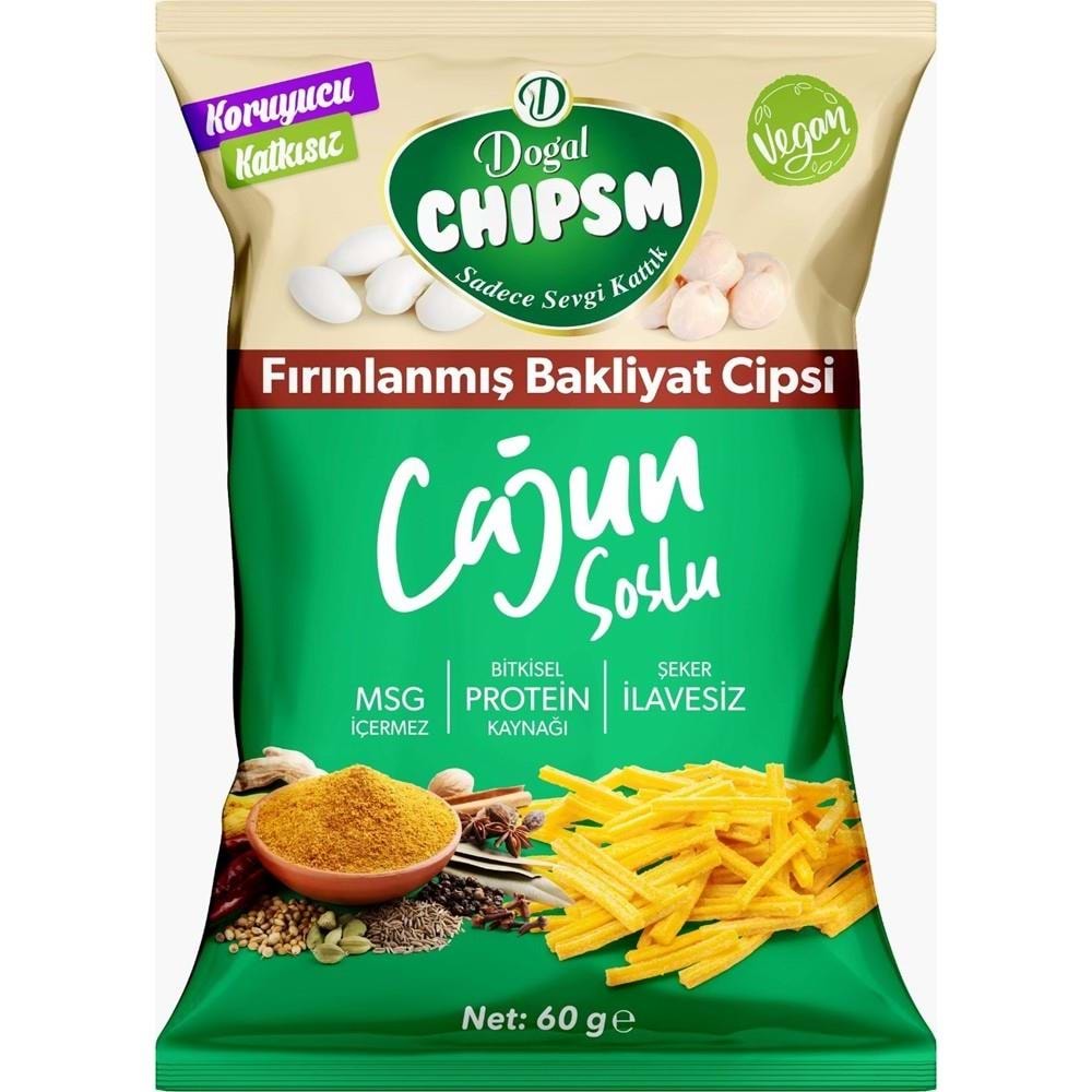 DOĞAL CİPS KAJUN SOSLU 60 GR