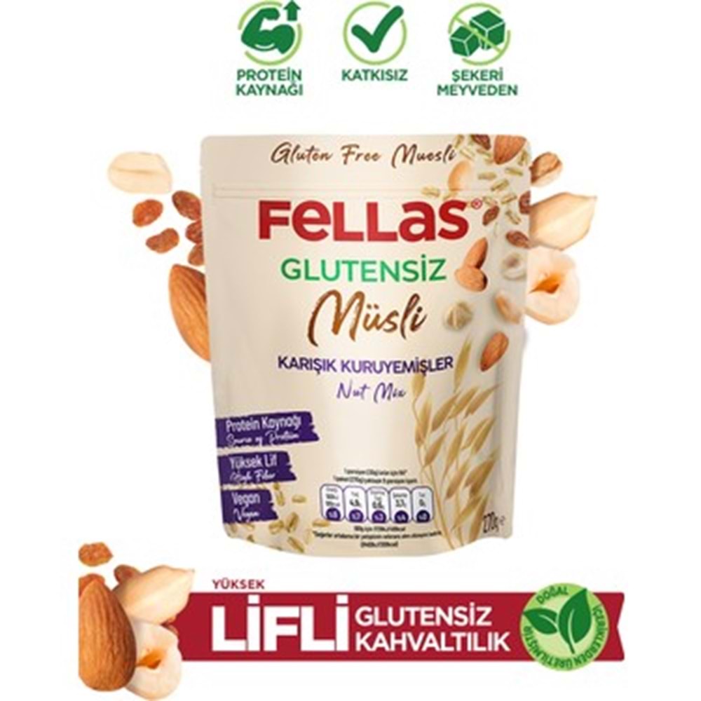 Fellas Glutensiz Yulaf Ezmesi (300 g)