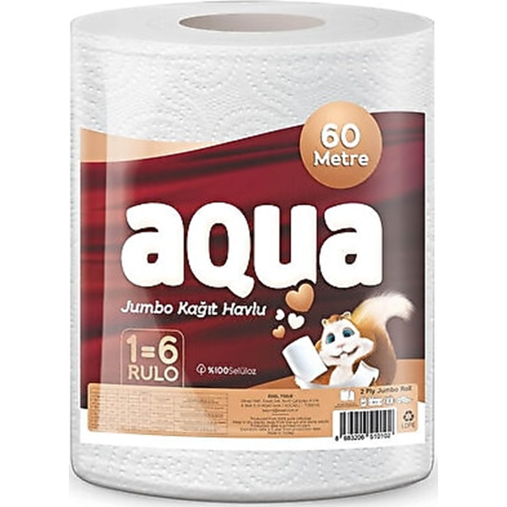 AQUA HAVLU JUMBO BAMBU 3 KATLI 1=6