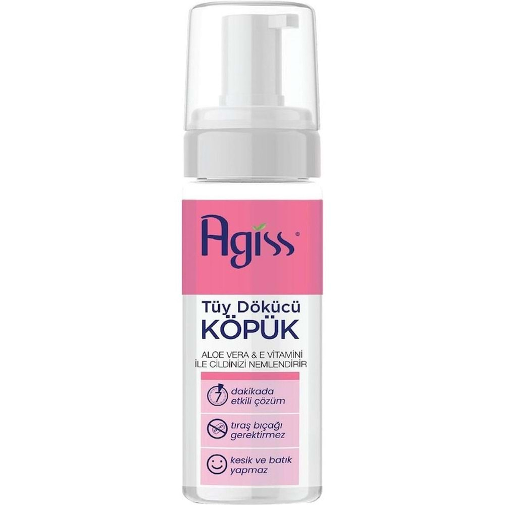 AGİSS TÜY DÖKÜCÜ KÖPÜK 150ML AĞDA