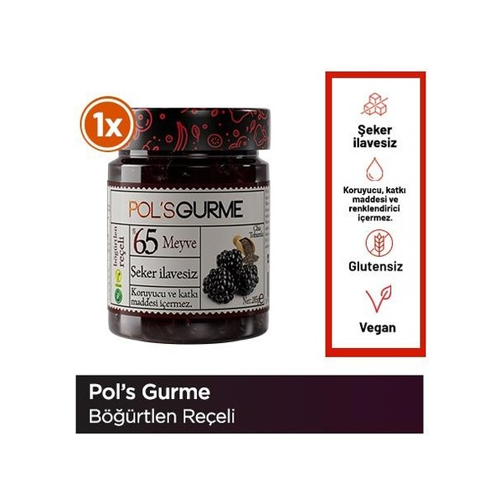 POLS POLS GURME CHIA TOH.ŞKSİZ.BOĞÜRTLEN REÇELİ 285GR