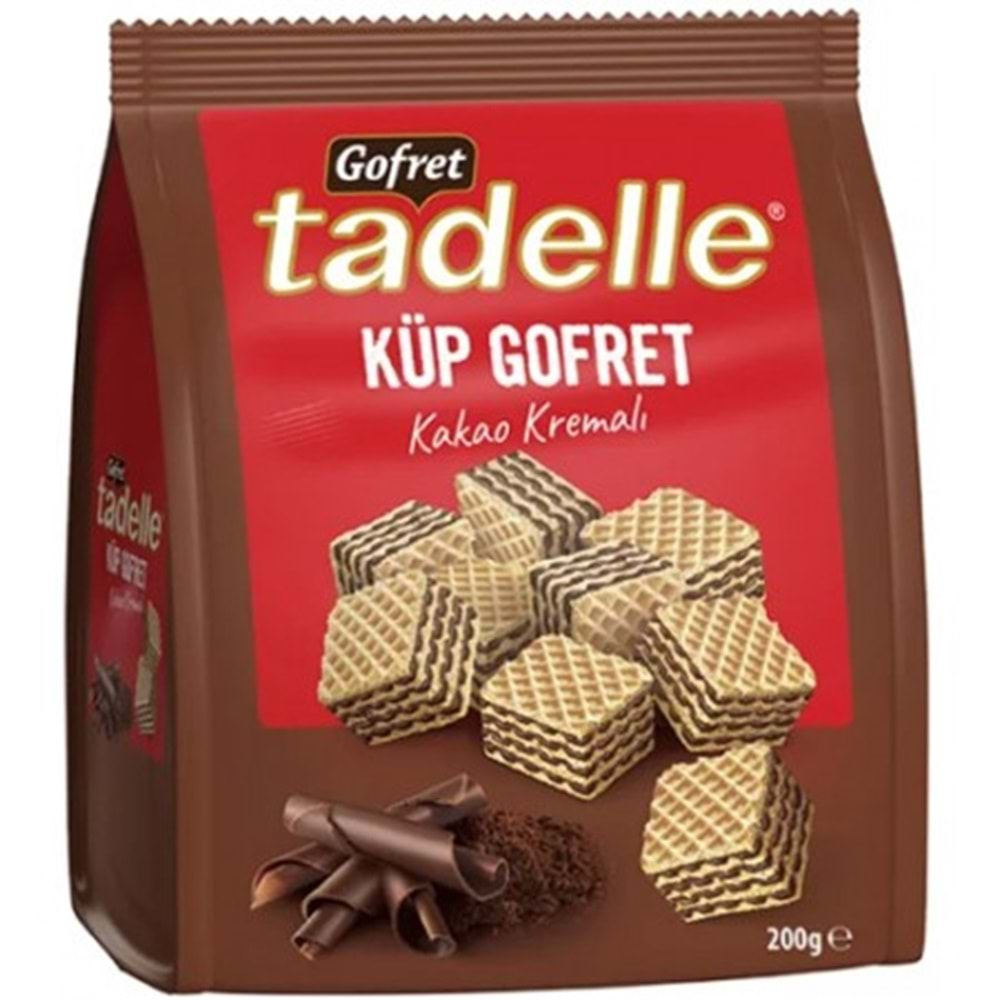 TADELLE KÜP GOFRET KAKAO KREMALI 200 GR