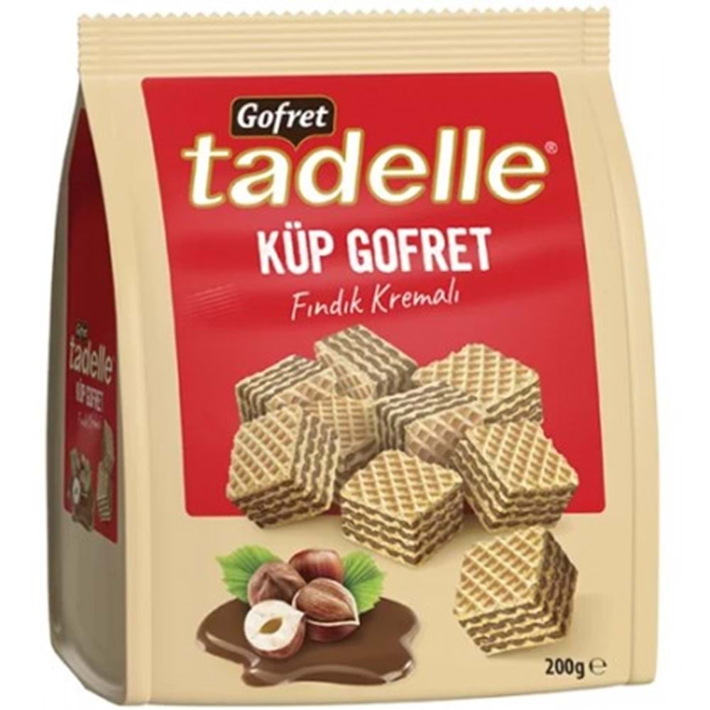 TADELLE KÜP GOFRET FINDIK KREMALI 200 GR