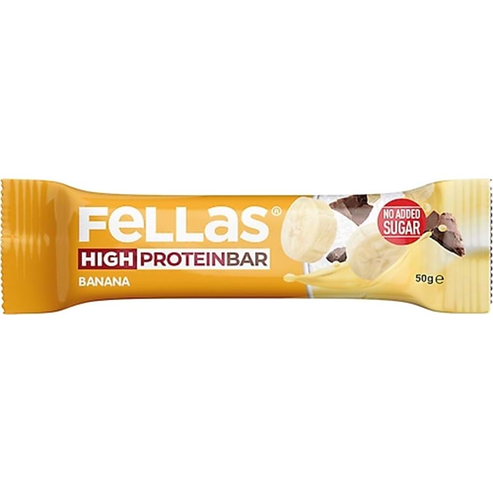 Fellas Yüksek Protein Bar - Muz (45 g)