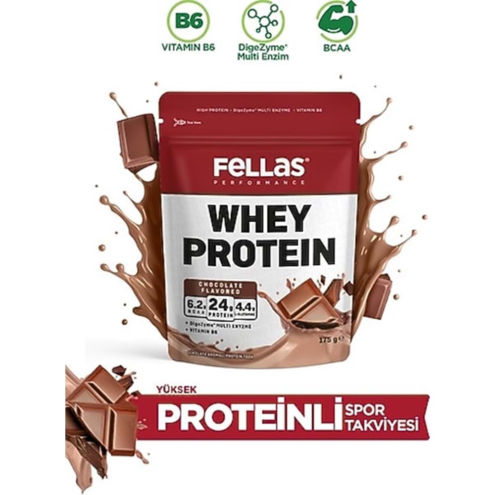 Fellas Protein Tozu Doypack - Çikolata Aromalı (175g)