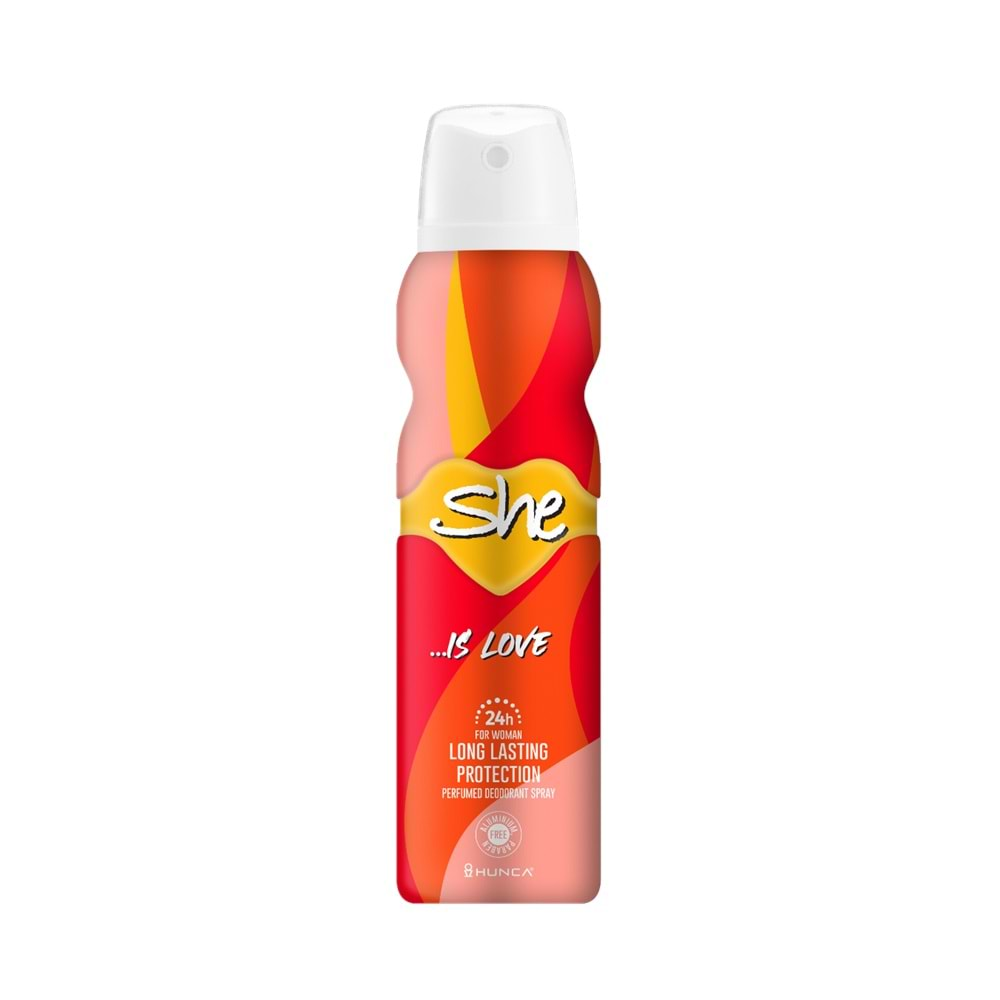 SHE DEODORANT IS LOVE 150 ML