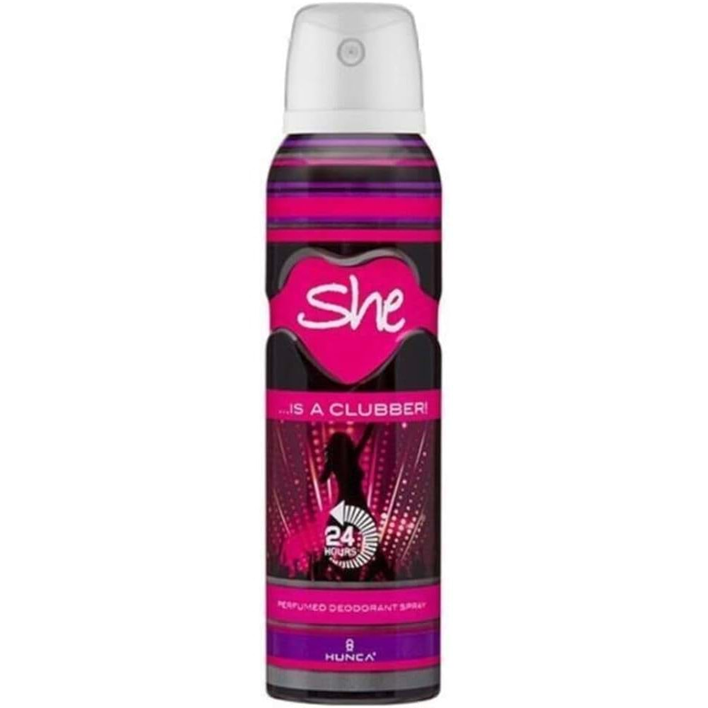 SHE DEO İS A CLUBBER 150ML