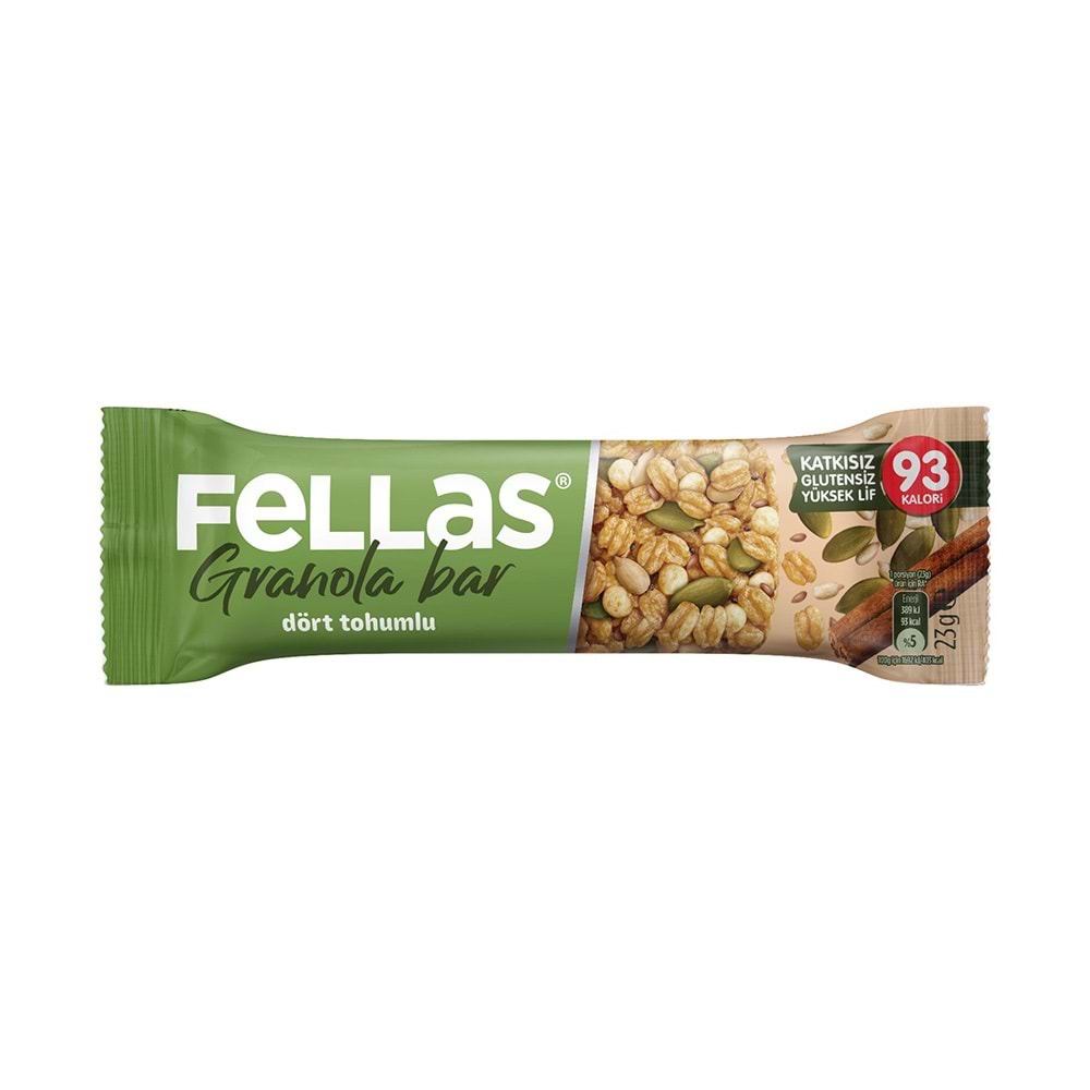 Fellas Granola Bar - Dört Tohumlu (23g)