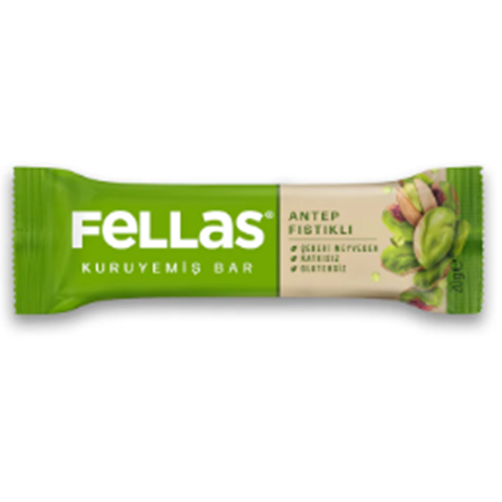 Fellas Antep Fıstıklı Kuruyemiş Bar (20g)