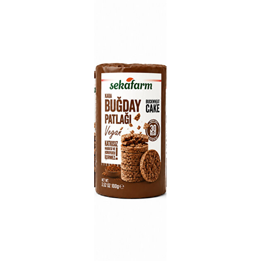SEKAFARM KARA BUĞDAY PATLAĞI 100 GR