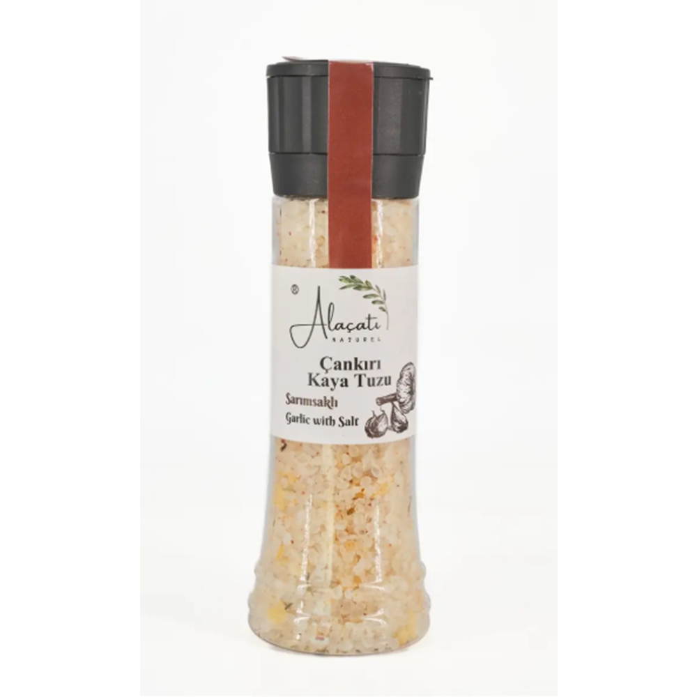 ALAÇATI NATUREL SARIMSAKLI ÇANKIRI KAYA TUZU 310 G