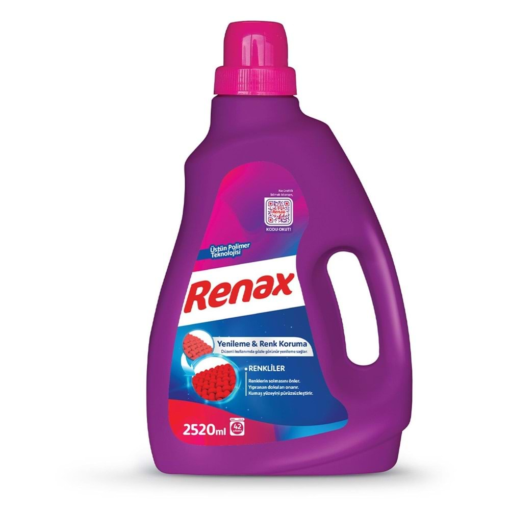 RENAX 2520ML SIVI DETERJAN RENKLİLER