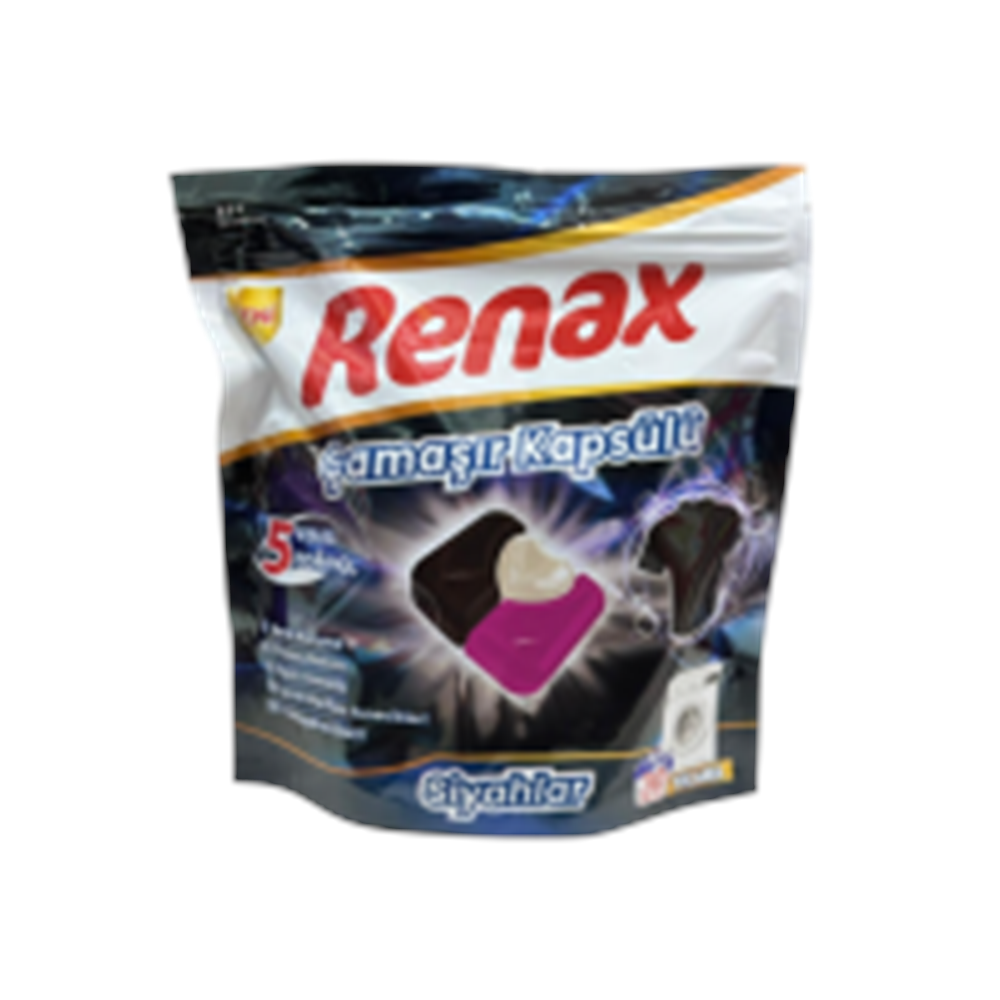 RENAX ÇAMAŞIR KAPSÜLÜ SİYAHLAR 30 LU