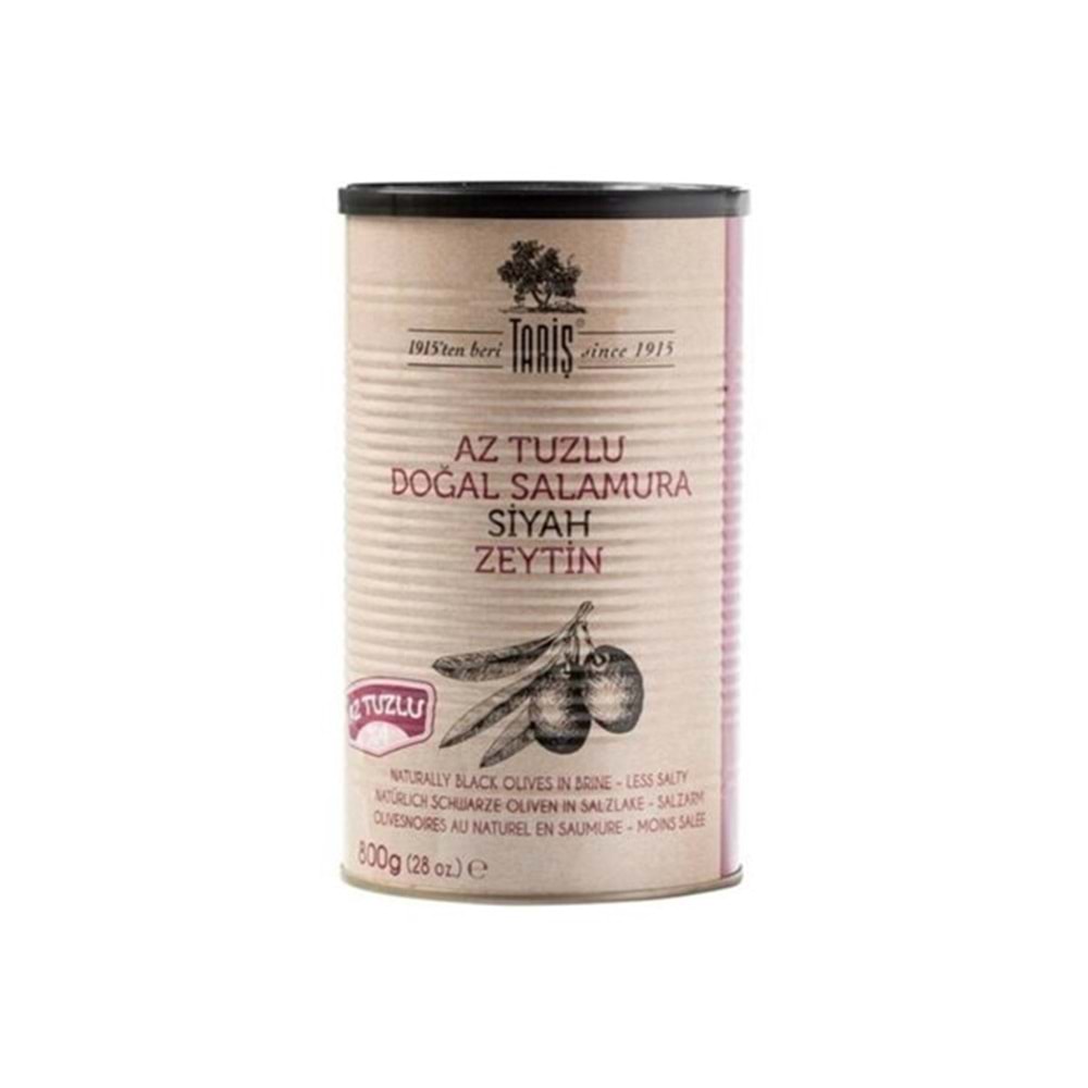 TARİŞ ZEYTİN 800GR AZ TUZLU 261-320 KALİBRE