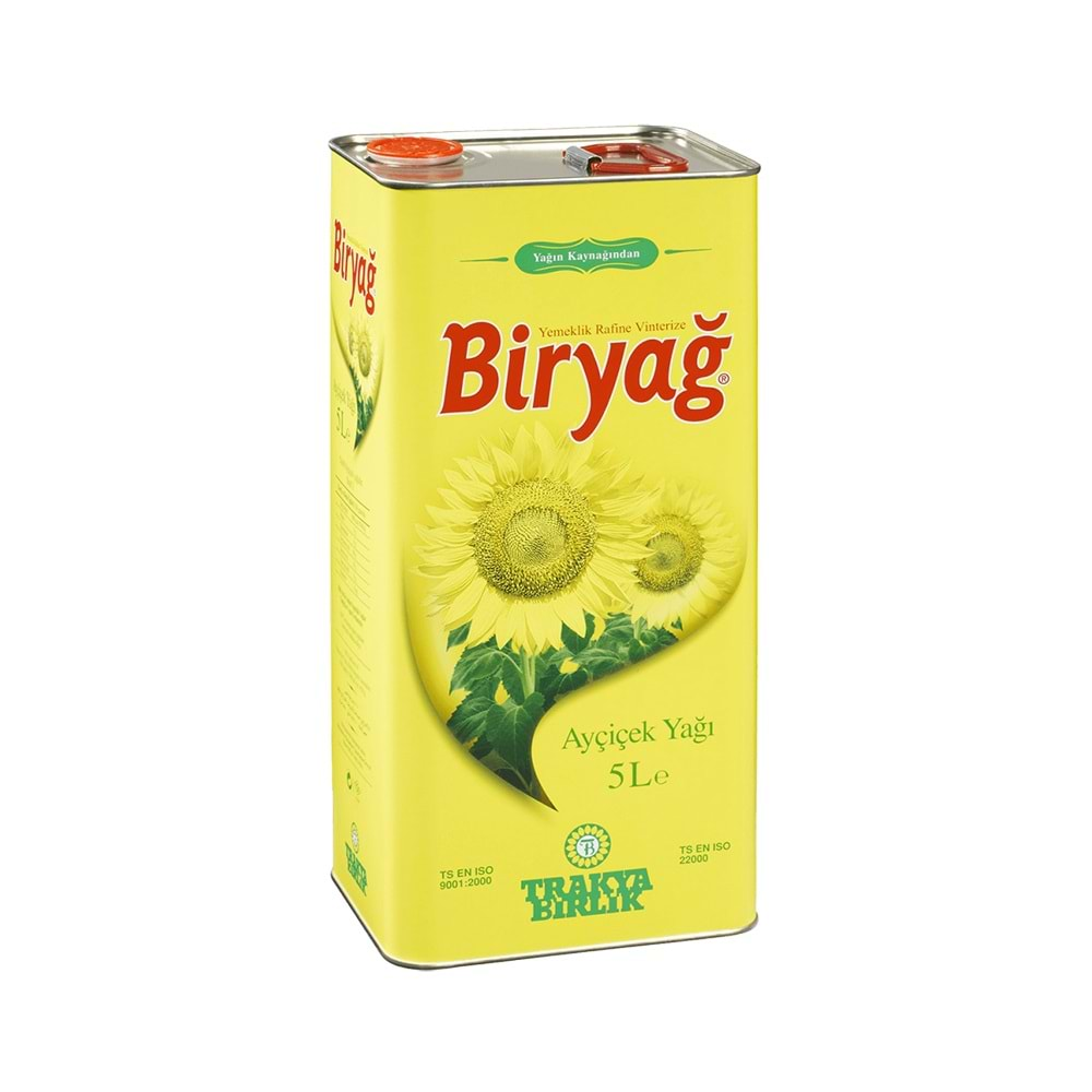 BİRYAĞ AYÇİÇEK YAĞI 5 LT TNK