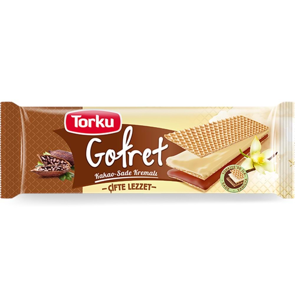TORKU GOFRET KAKAO SADE 100 GR