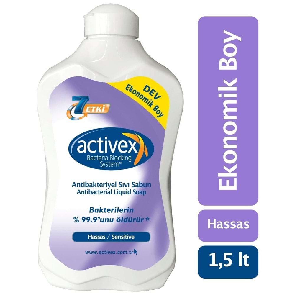 ACTİVEX SIVI SABUN HASSAS 1500 ML