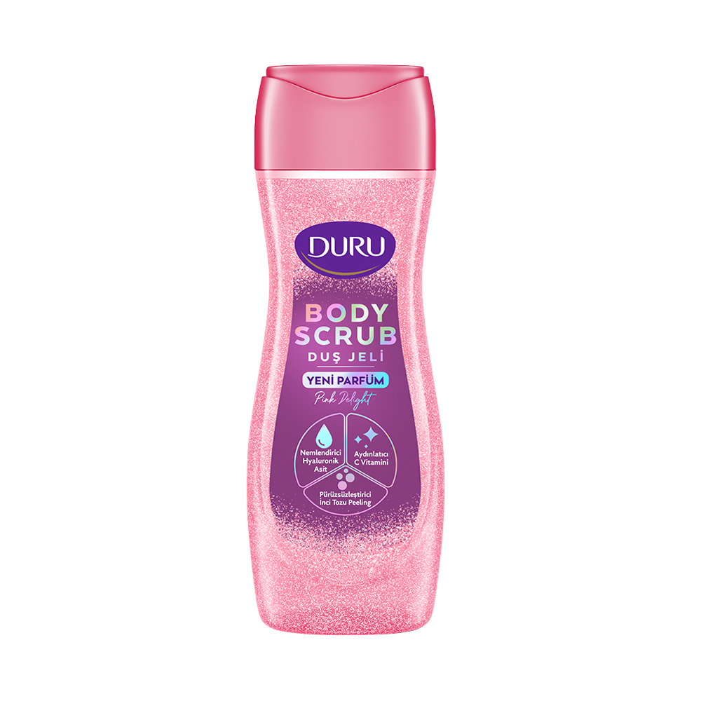 Duru Duş Jeli Body Scrub Pink 450 ml