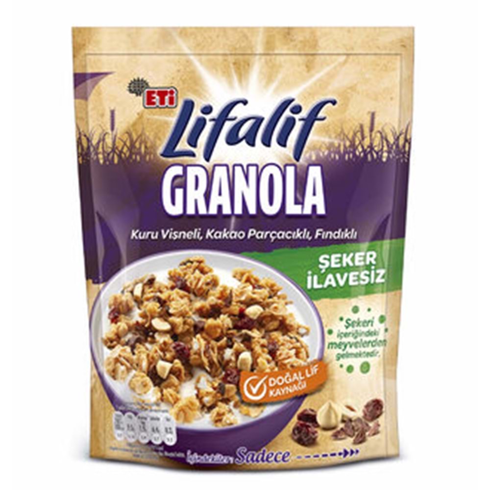 ETİ LİFALİF GRANOLA VİŞNE KAKAO 200 GR