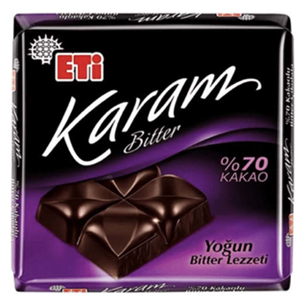 ETİ KARAM %70 BİTTER 60 GR