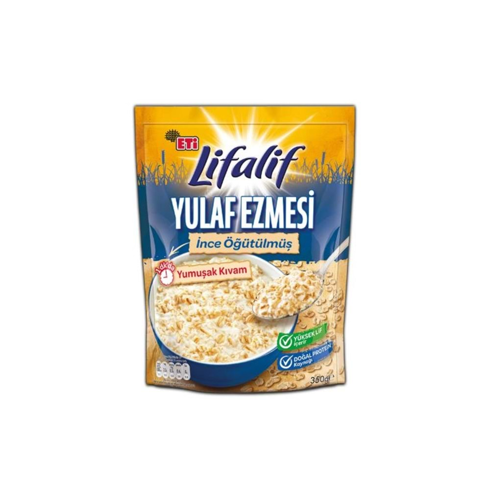 ETİ LİFALİF YULAF EZMESİ İNCE 350 GR