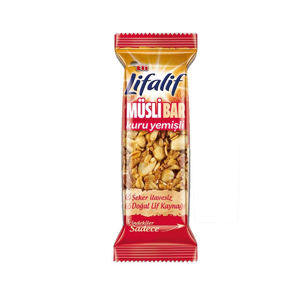 ETİ LİFALİF BAR KURUYEMİŞLİ 35 GR