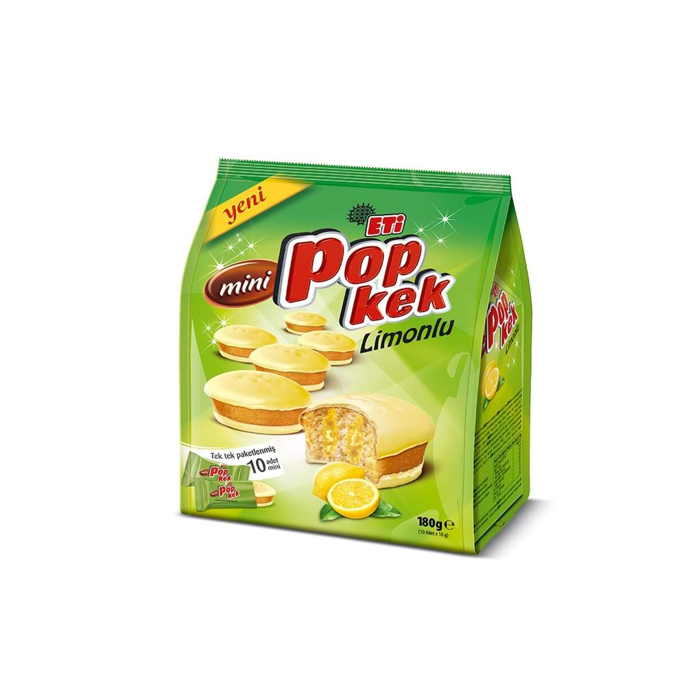 ETİ POPKEK MİNİ LİMONLU 180 GR