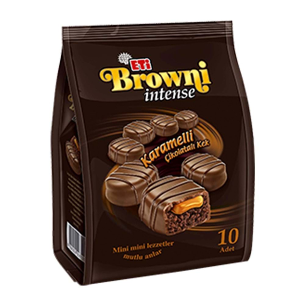 ETİ BROWNİ İNTENSE KARAMELLİ 160 GR MİNİ