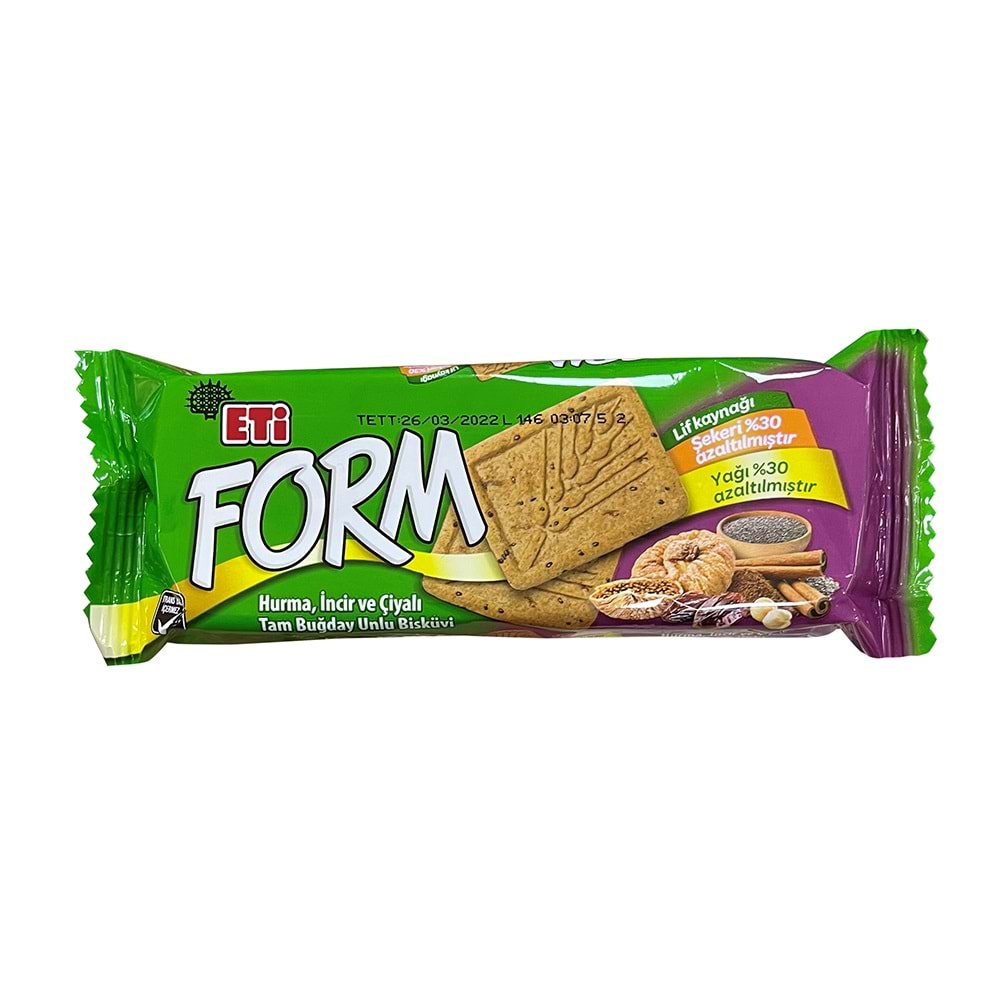 ETİ FORM HURMA İNCİR VE ÇİYALI TAM BUĞDAY 50 GR